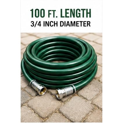 Heavy Duty 3/4 Inch x 100 FT Garden Hose N9643