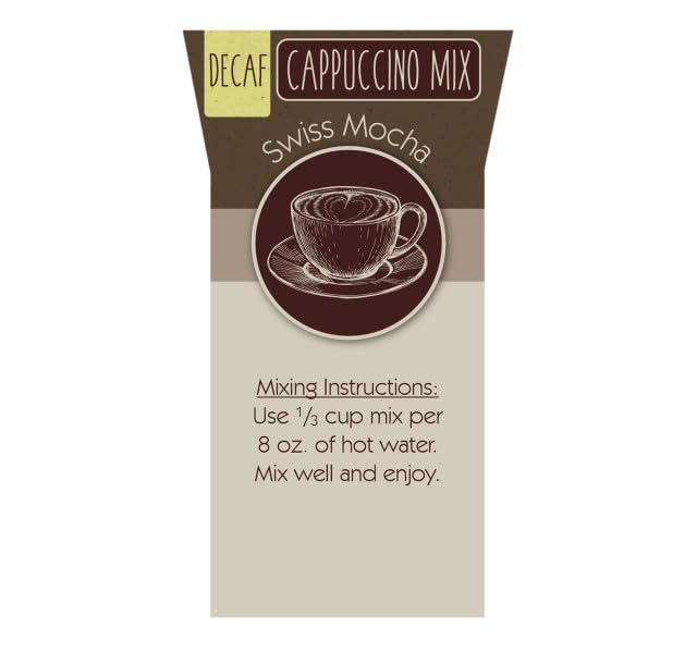 Decaf Swiss Mocha Cappuccino Mix 14 Ounce Bag V349467