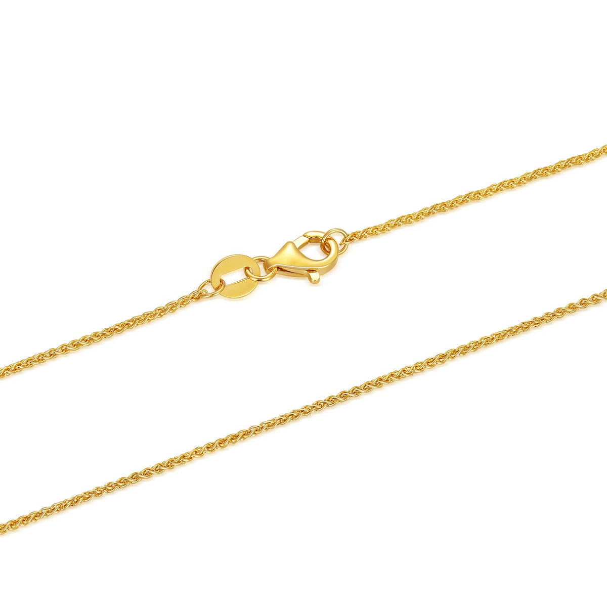 14k Yellow Gold Cuban Link Curb Chain Necklace E168