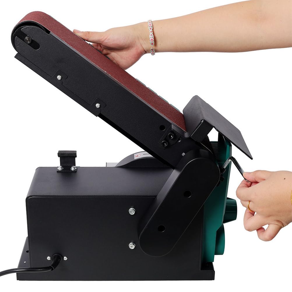 4x36 in Belt & 6 in Disc Sander with Cast Iron Base G808280
