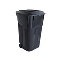 32 Gallon Wheeled Plastic Trash Can with Lid B148447