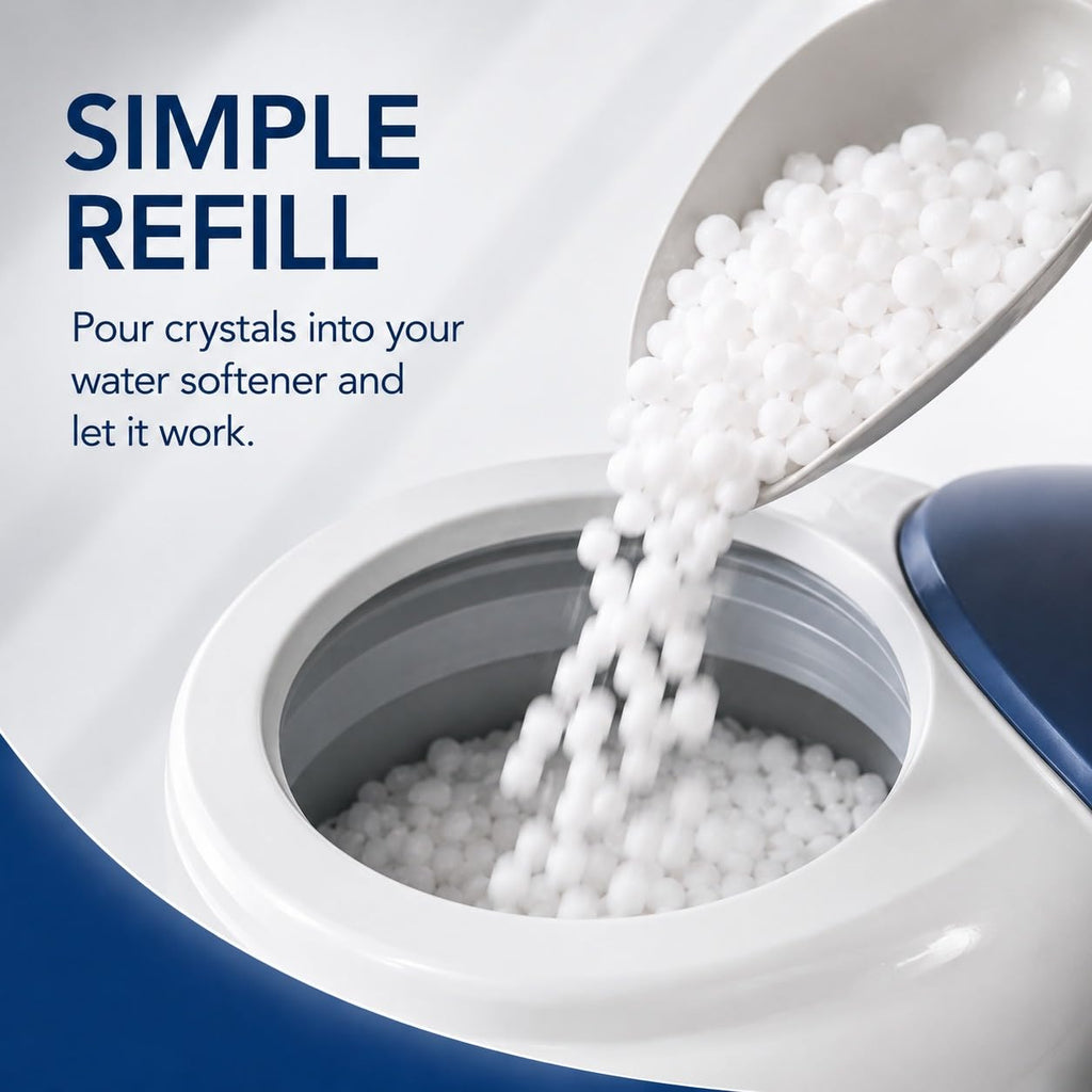Water Softener Salt Crystals 40 lb 2 Pack Y85597