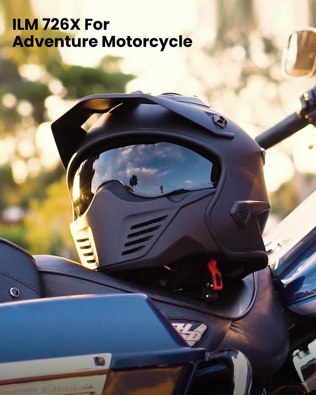 Open Face 3/4 Half Motorcycle Helmet DOT Matte Black M W872