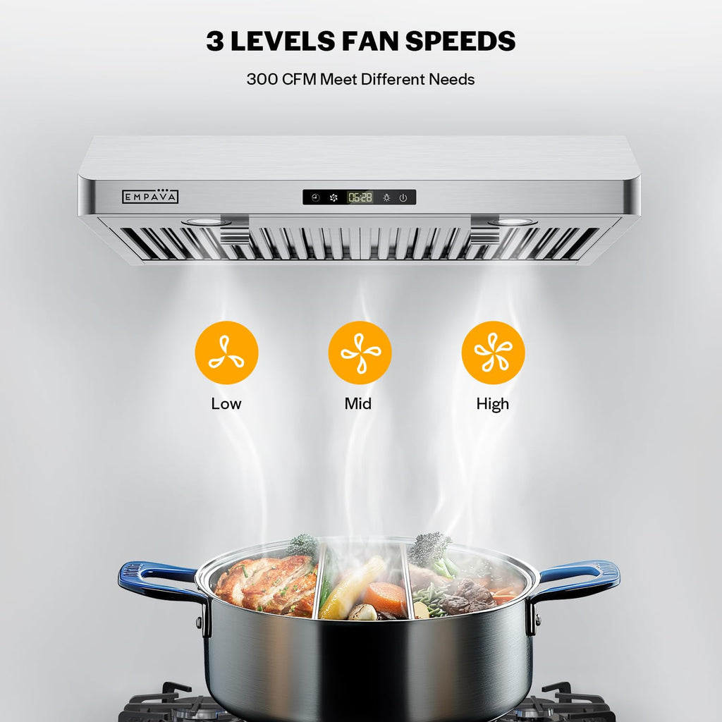 Under Cabinet Range Vent Hood 30 Inch T489