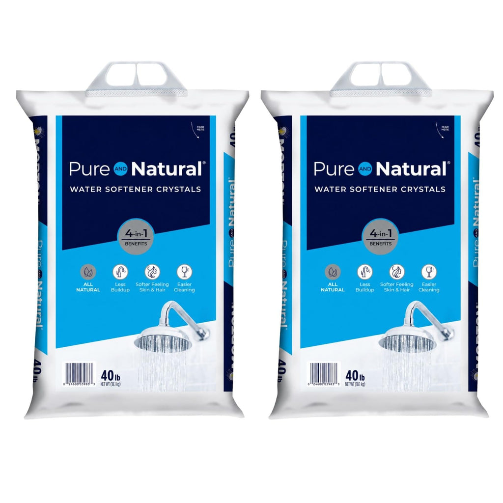 Water Softener Salt Crystals 40 lb 2 Pack Y85597
