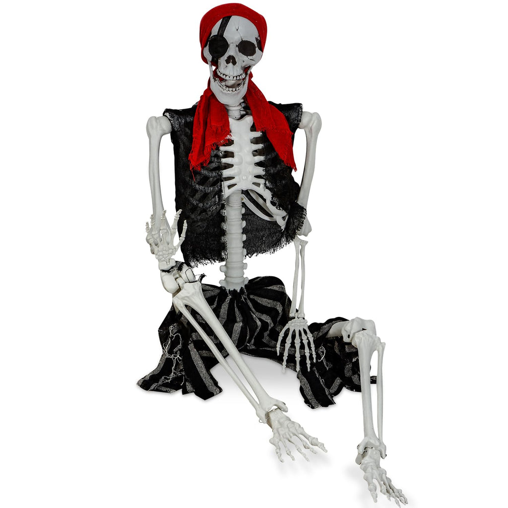 Life Size Pirate Skeleton with Movable Joints M2869