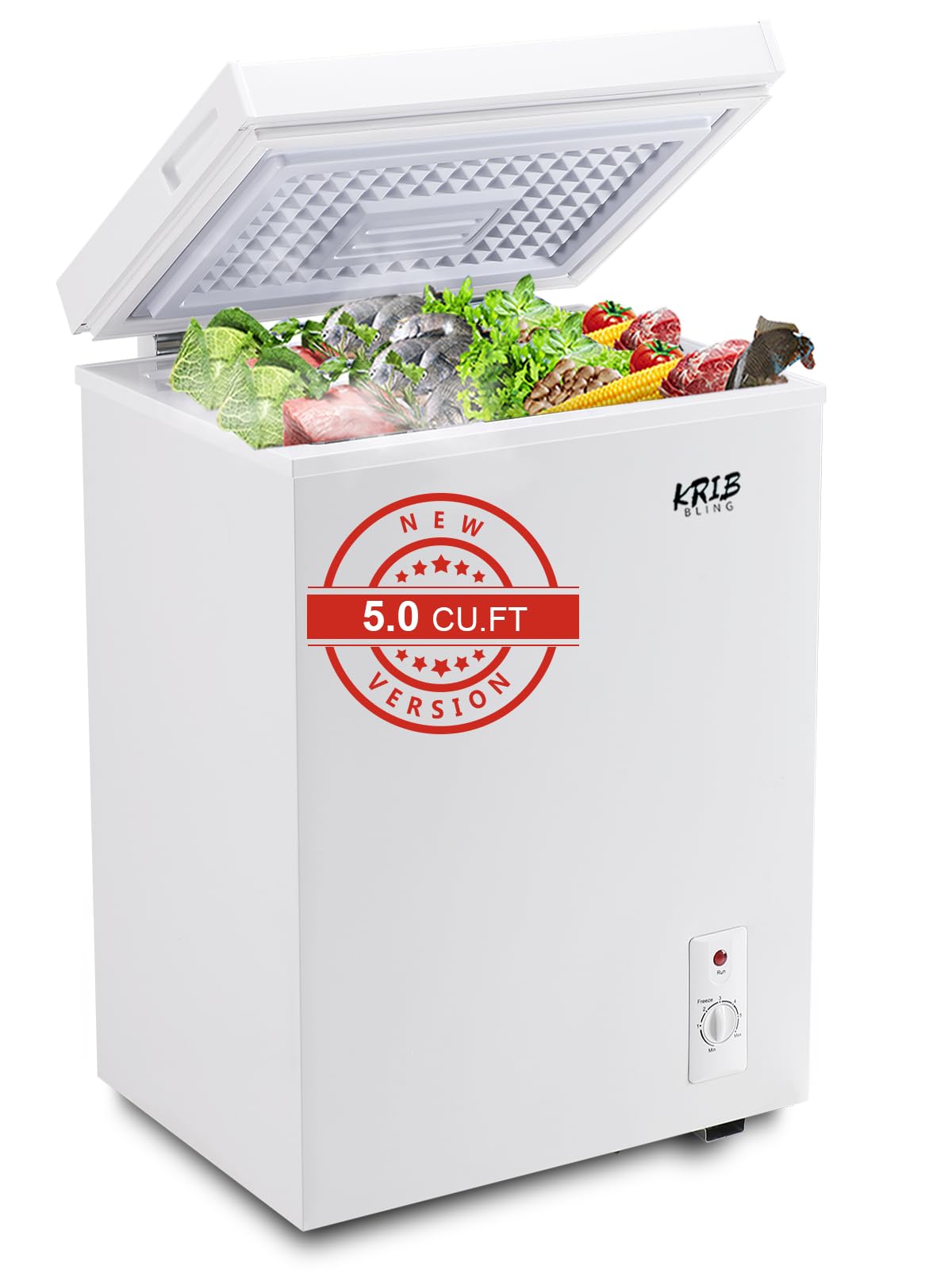 White 5.0 cu.ft Chest Freezer J907