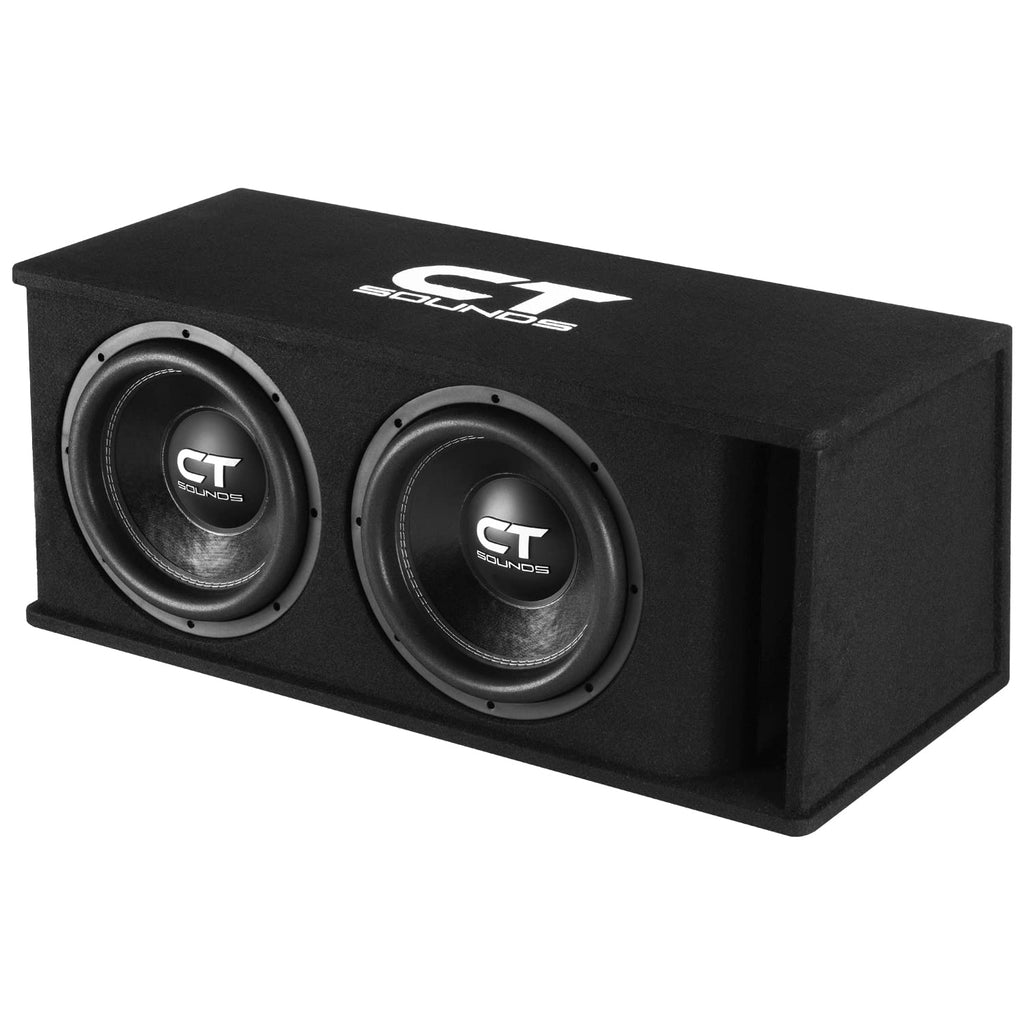 Dual 12” 2600W Ported Car Subwoofer Box E582