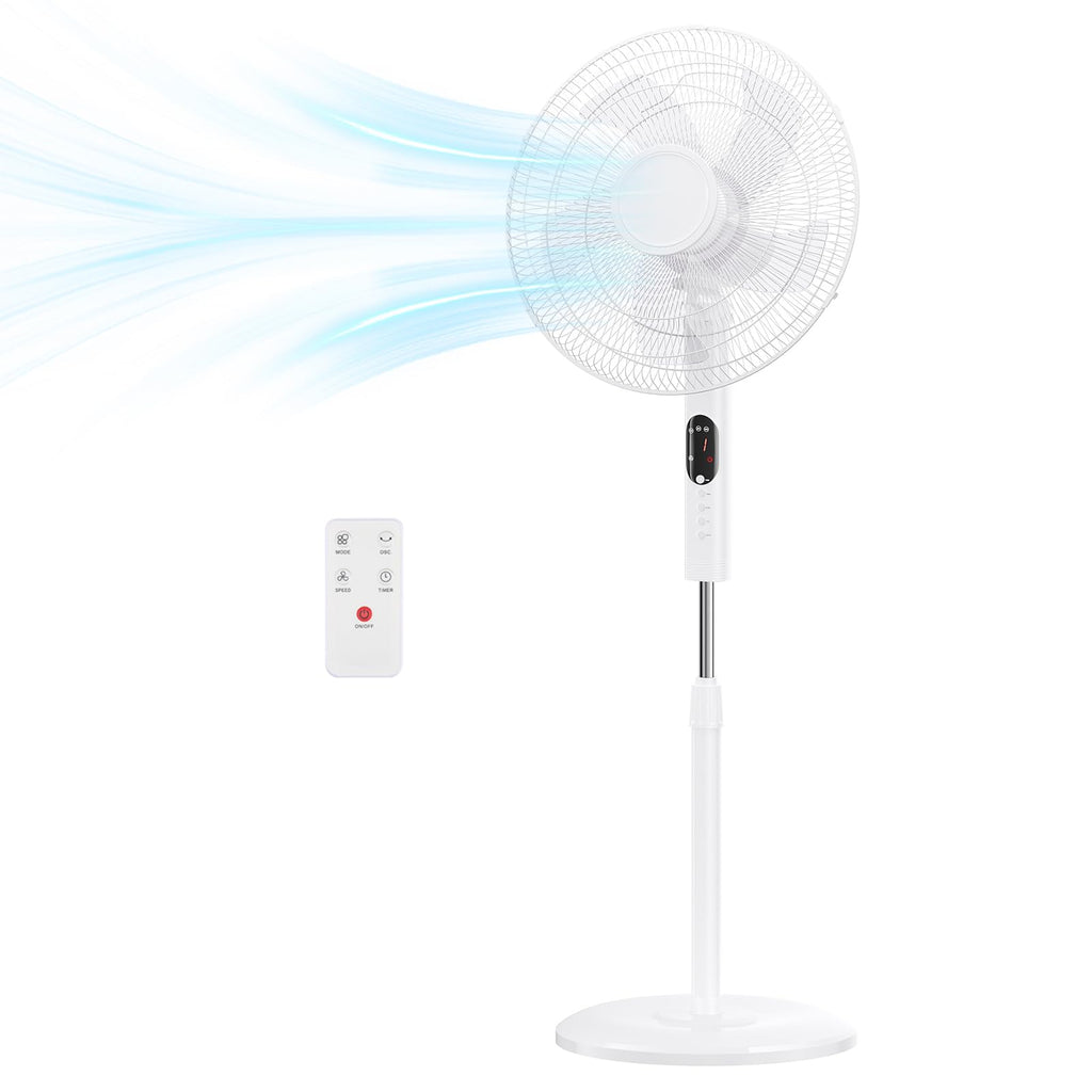 17" Oscillating Pedestal Fan with Remote P8022