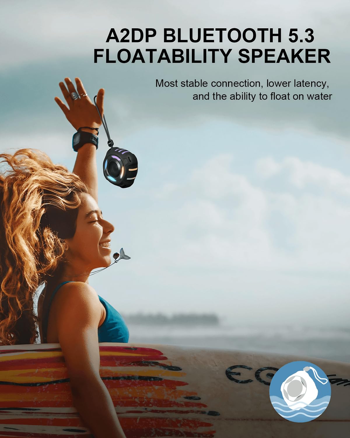 Portable IP67 Waterproof Shower Speaker T544