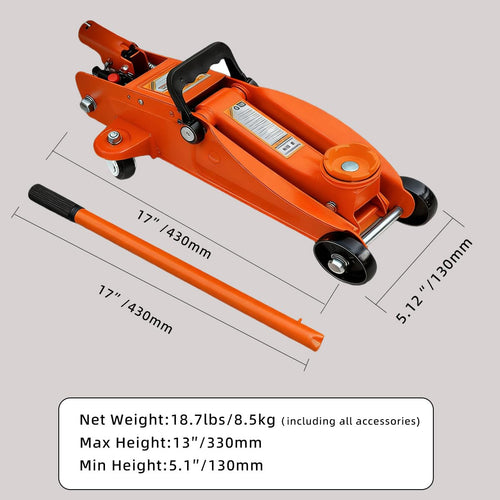 2 Ton Low Profile Hydraulic Floor Jack B651167