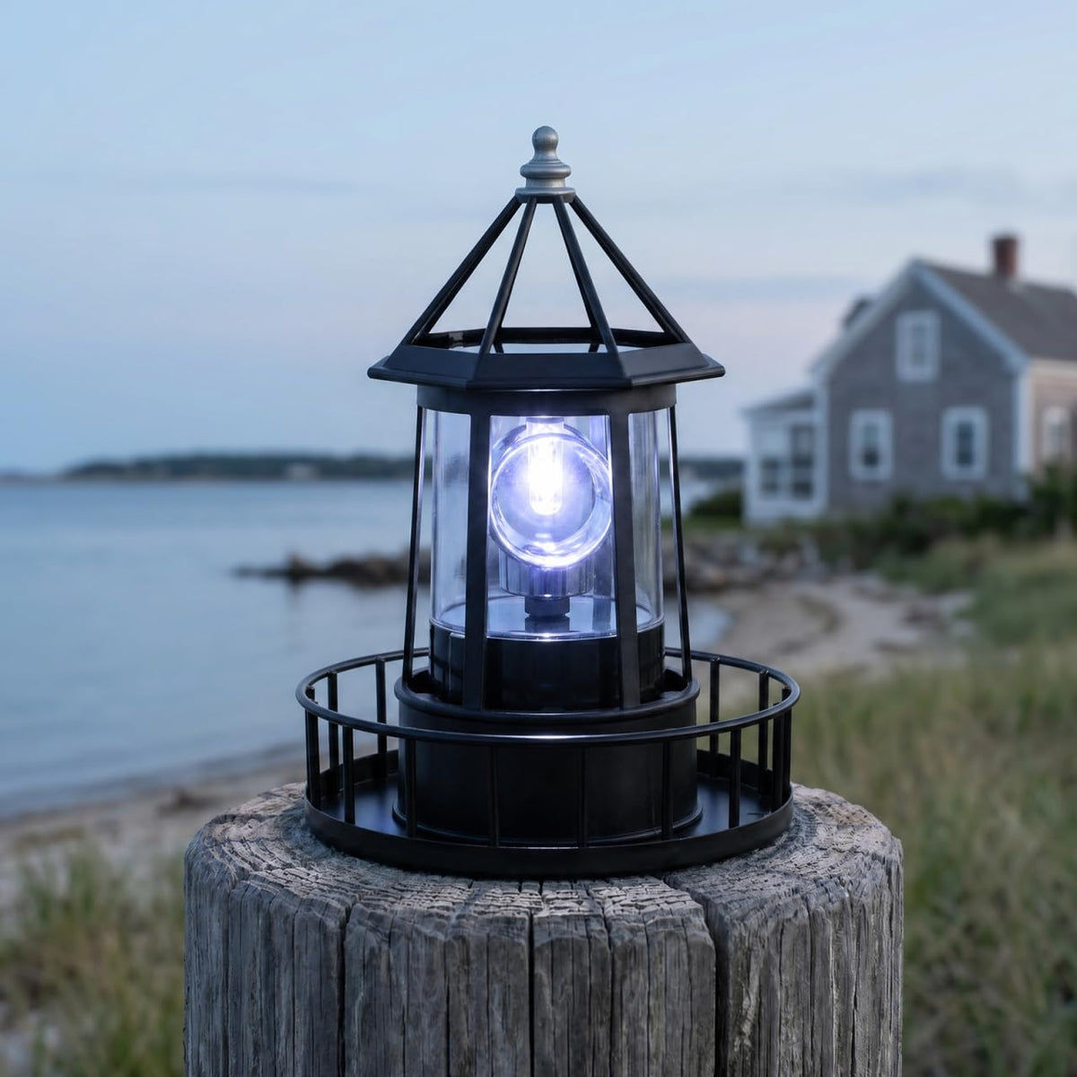 Solar Lighthouse Lamp I13712