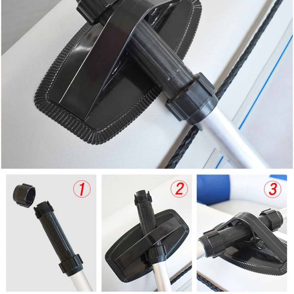2pcs Telescopic Aluminum Alloy Adjustable Kayak Paddles X83649