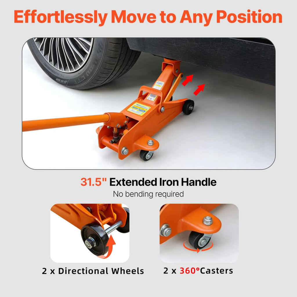 2 Ton Low Profile Hydraulic Floor Jack B651167