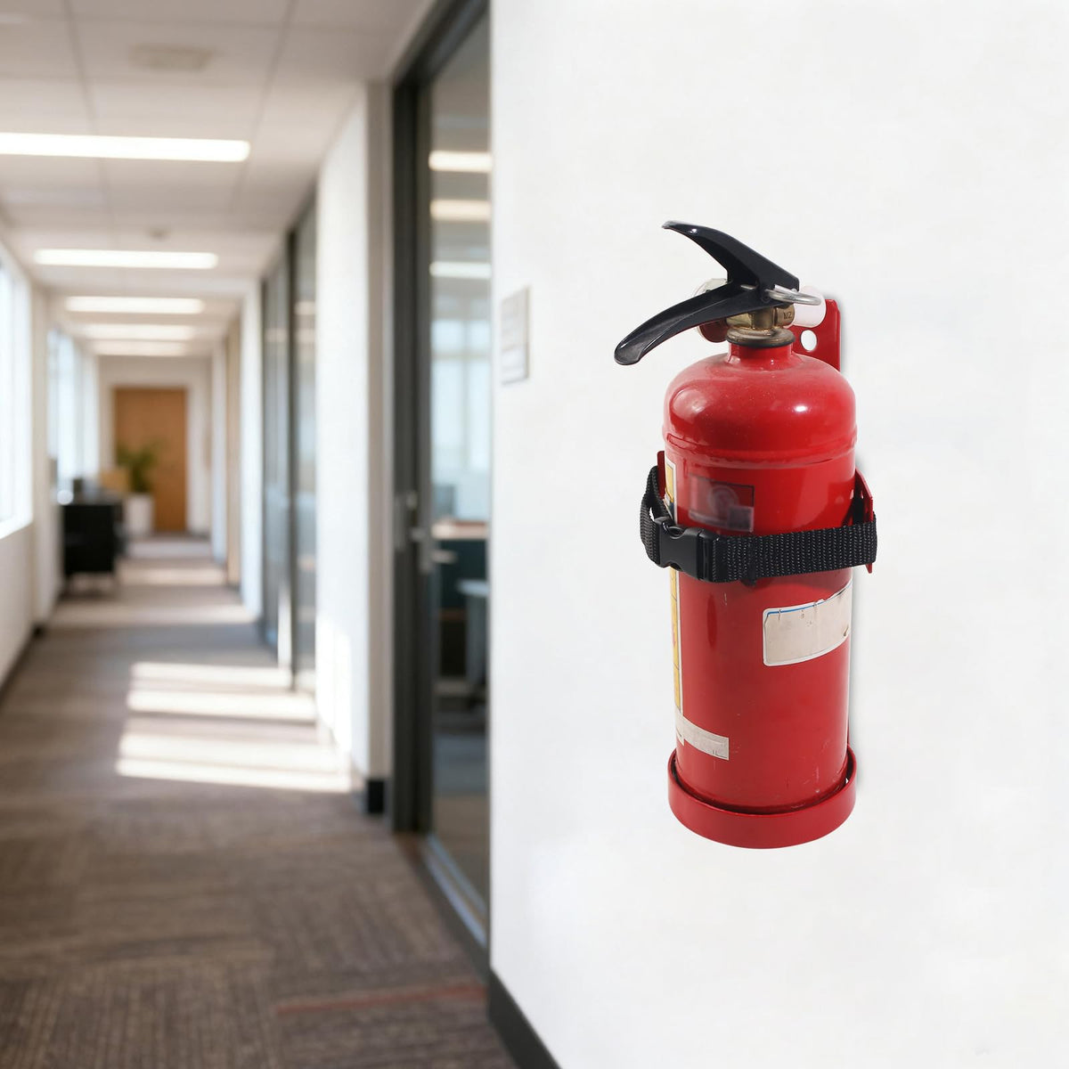 Fire Extinguisher Mount, 2.5LB Adjustable Straps Wall Hanging Holder 2Pcs F48083