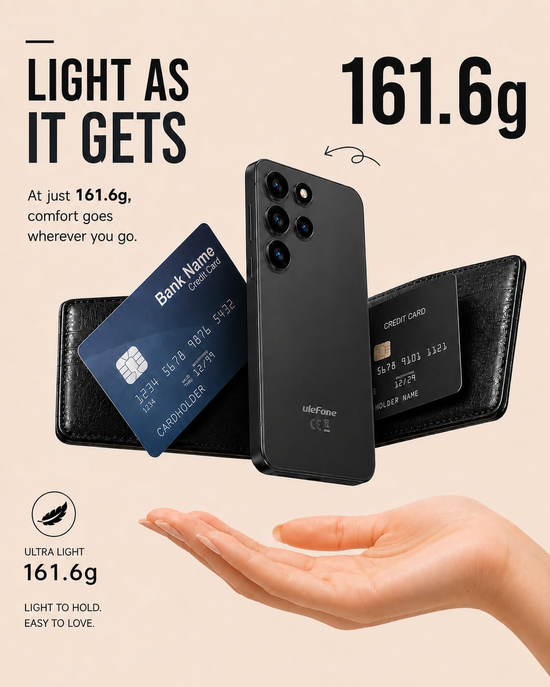 Unlocked 5" Compact Android Smartphone Y1708