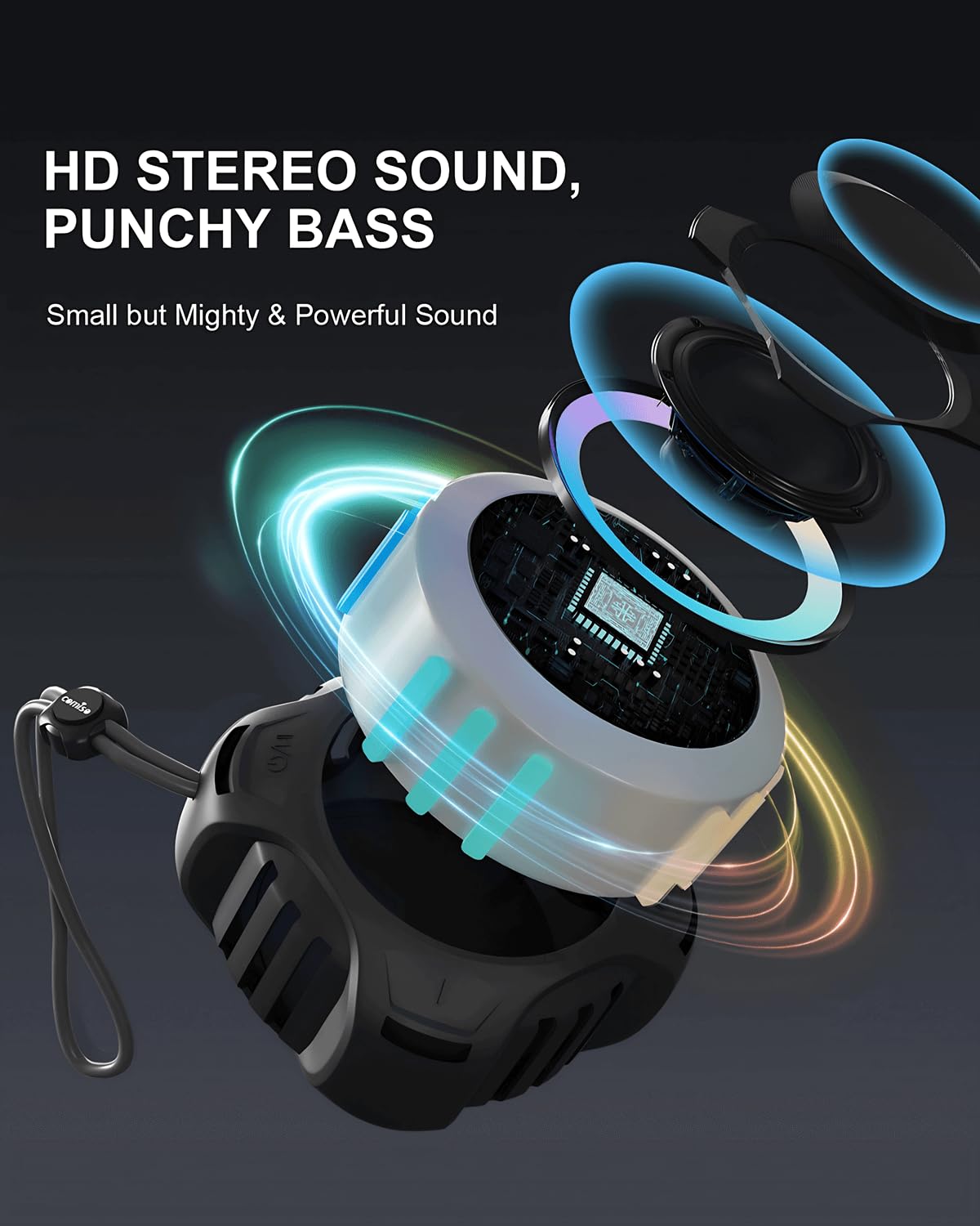 Portable IP67 Waterproof Shower Speaker T544