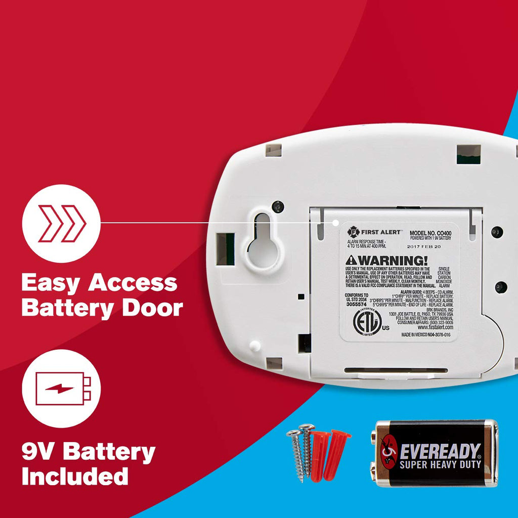 Battery Carbon Monoxide Alarm D52546