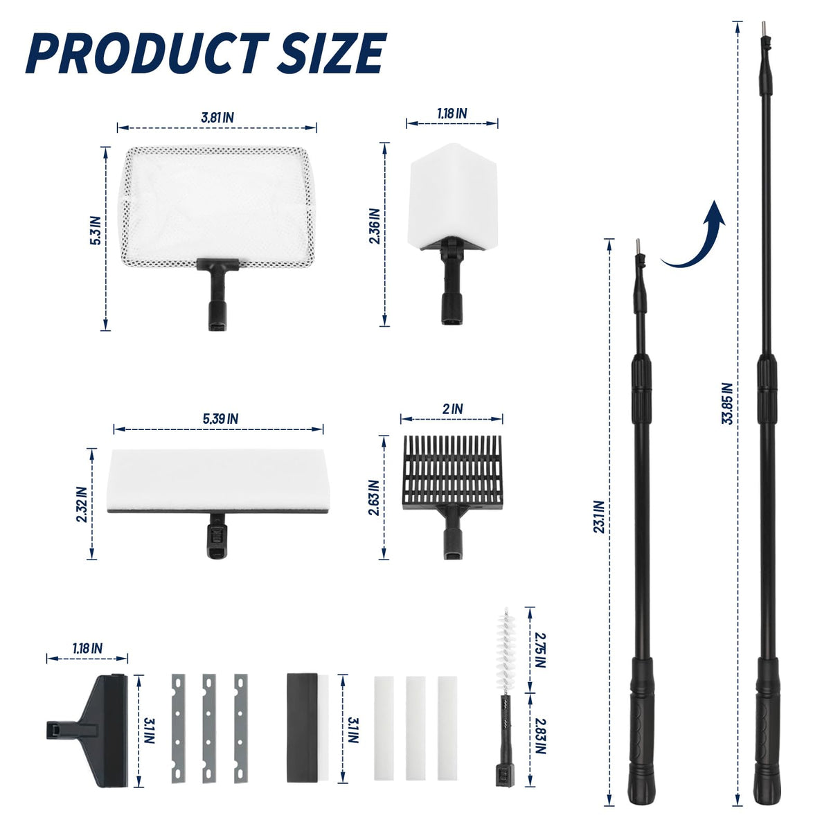 6 in 1 Aquarium Clean Tools X294