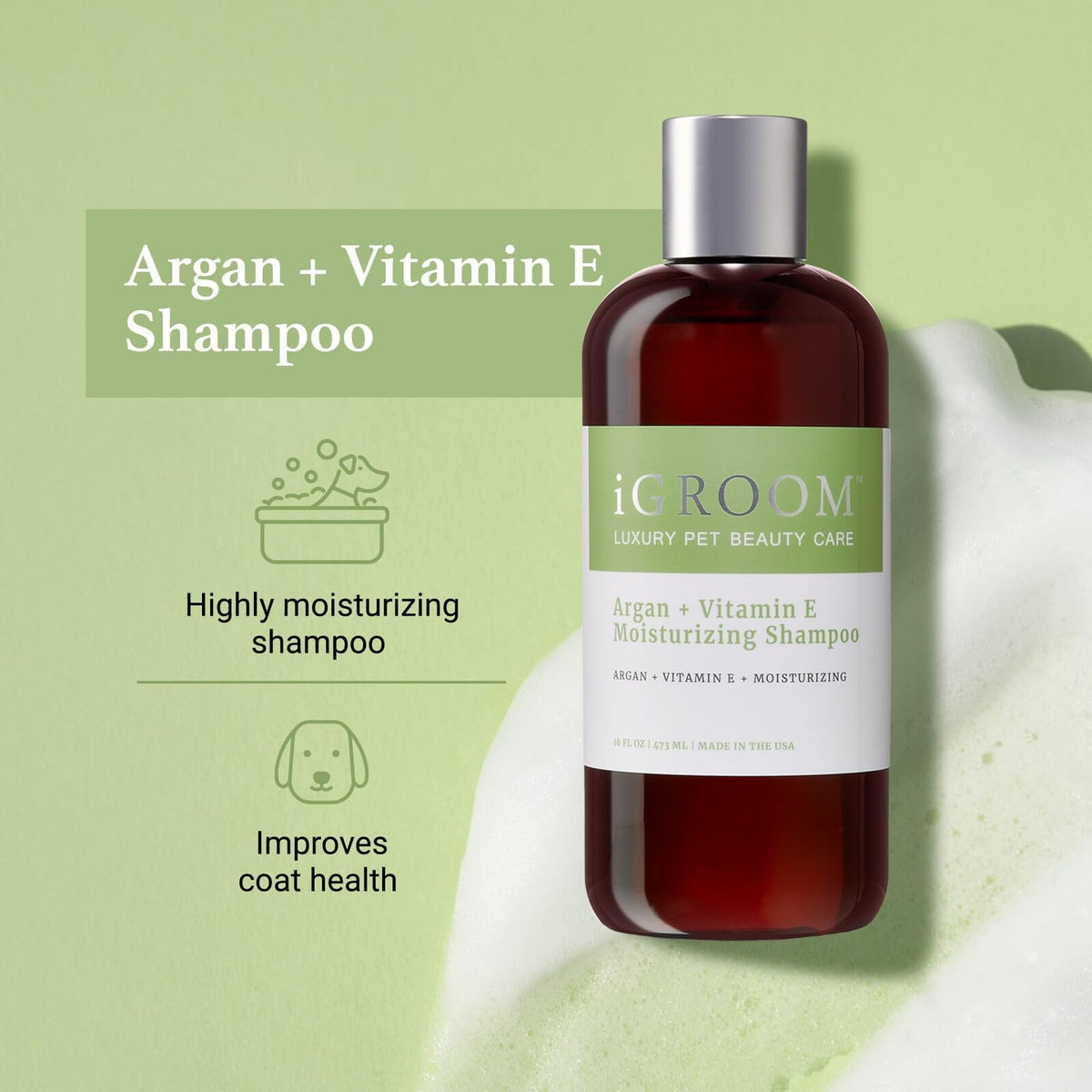 Argan Vitamin E Dog Shampoo Gallon D7549