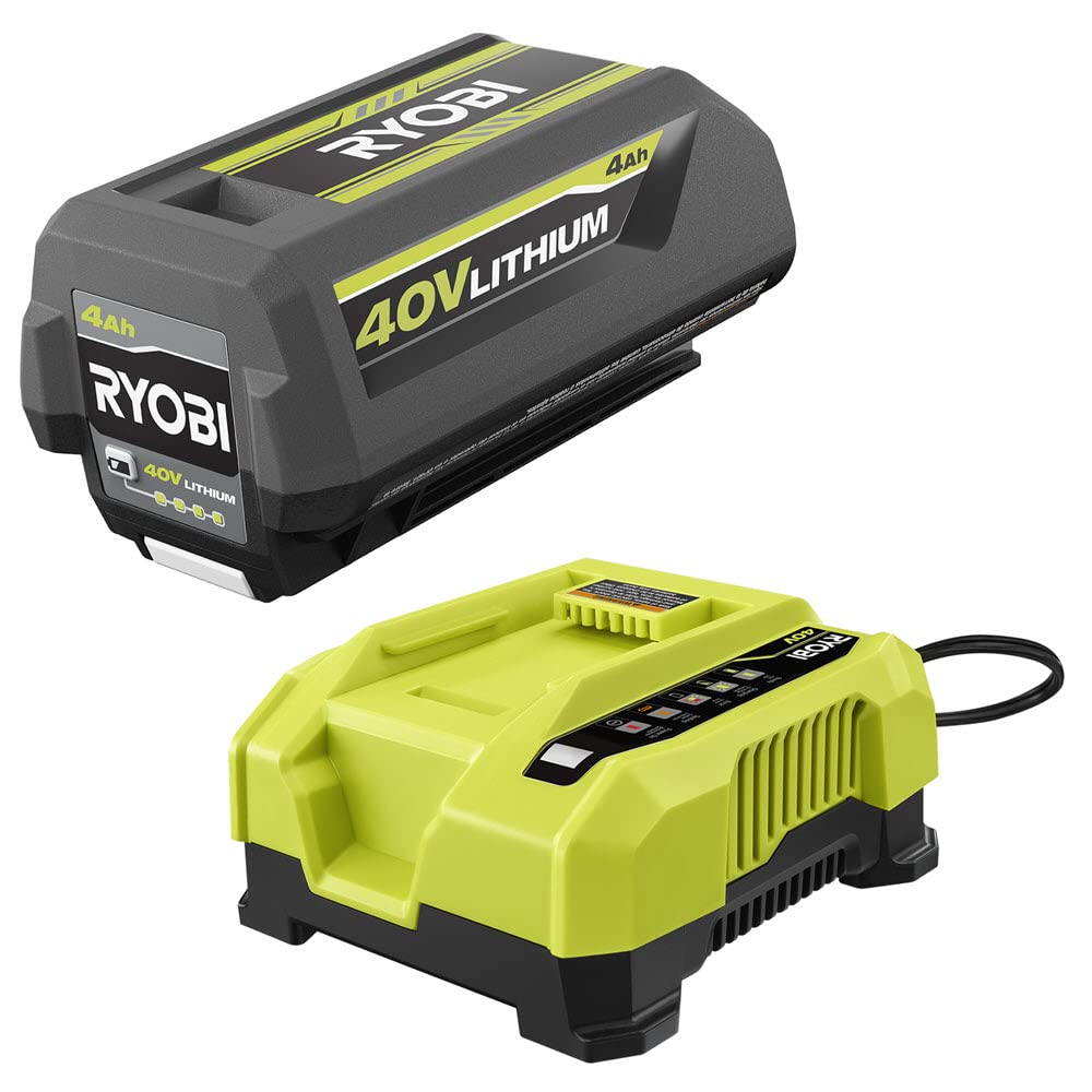 40-Volt 4 Ah Battery and Rapid Charger Combo Kit F33940
