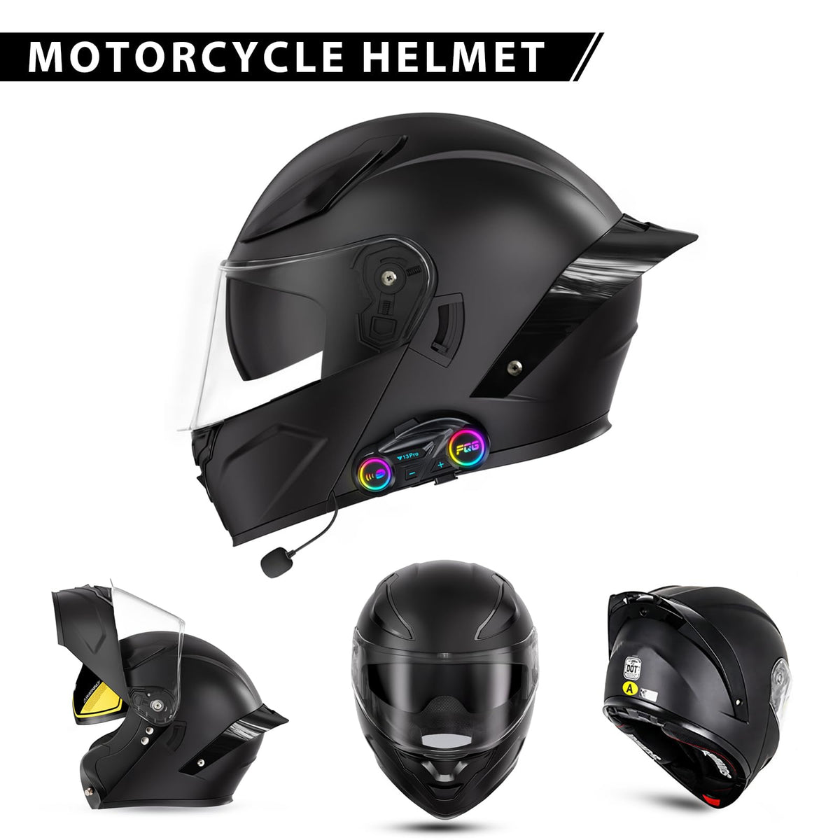 Modular Motorcycle Helmet with Bluetooth M88294