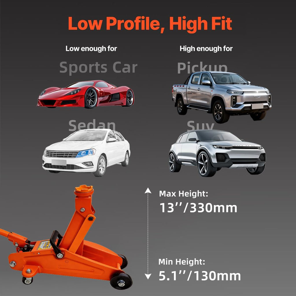 2 Ton Low Profile Hydraulic Floor Jack B651167