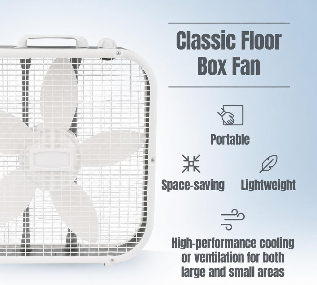 20 Inch 3 Speed Box Fan G80613