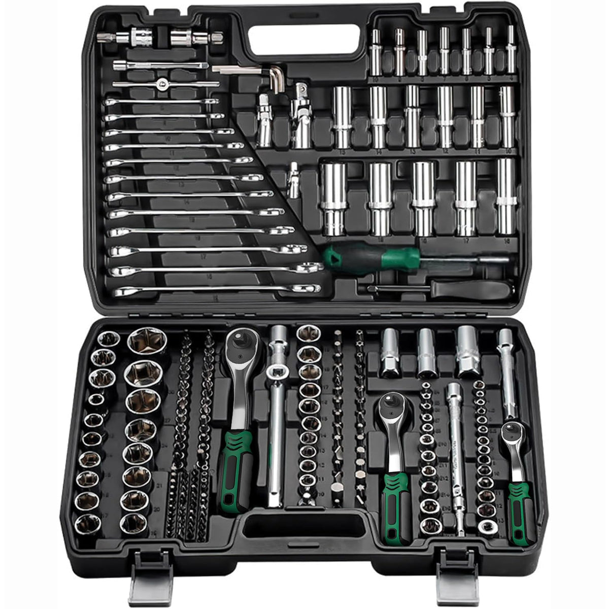 216 Pc Ratchet Socket Wrench Set O929