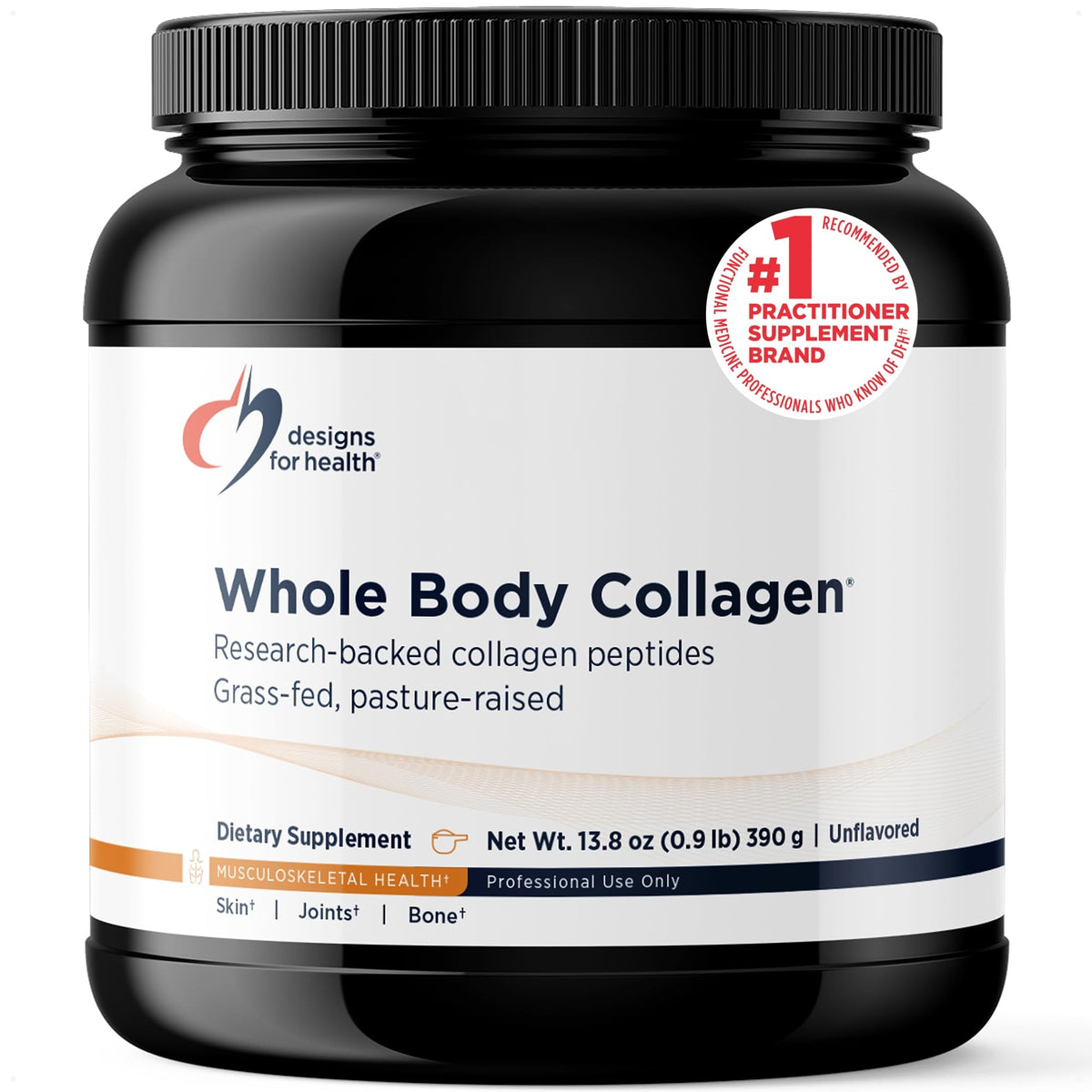 Hydrolyzed Collagen Peptides Powder Unflavored 30 Servings K8684
