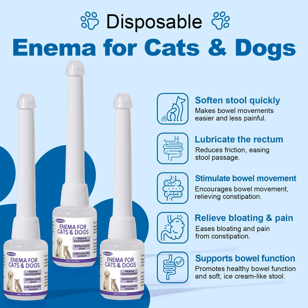 Disposable Enema for Cats & Dogs 6mL (3 Pack) V39182
