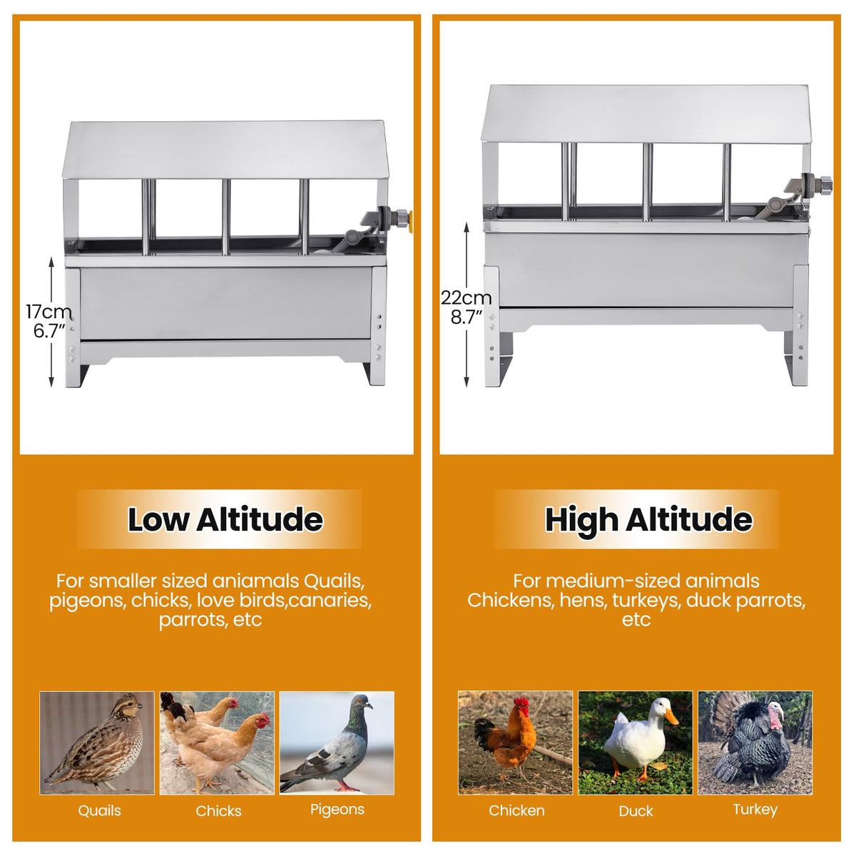 Stainless Steel Chicken Waterer B691