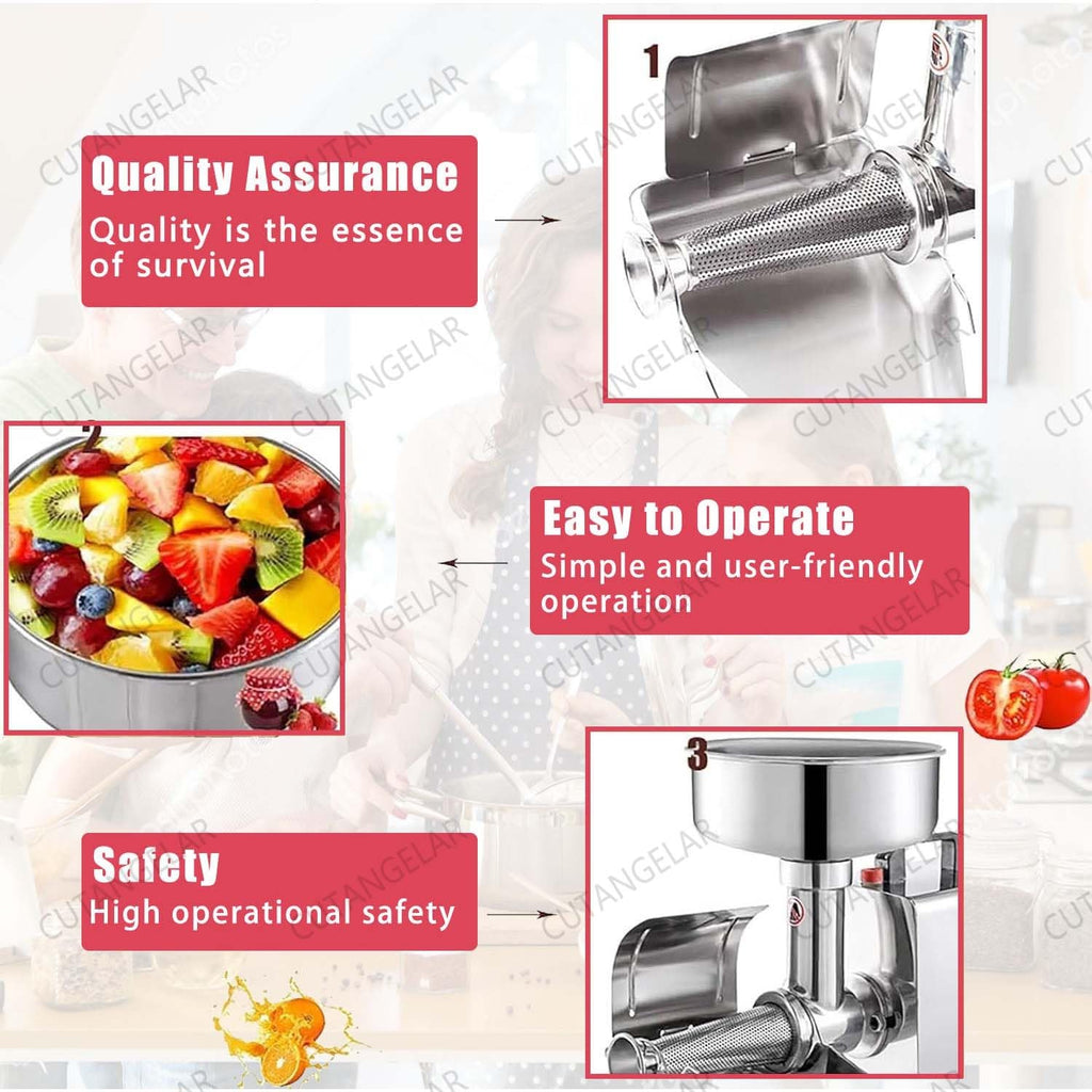 450W Electric Tomato Strainer with Seed Separator J594979