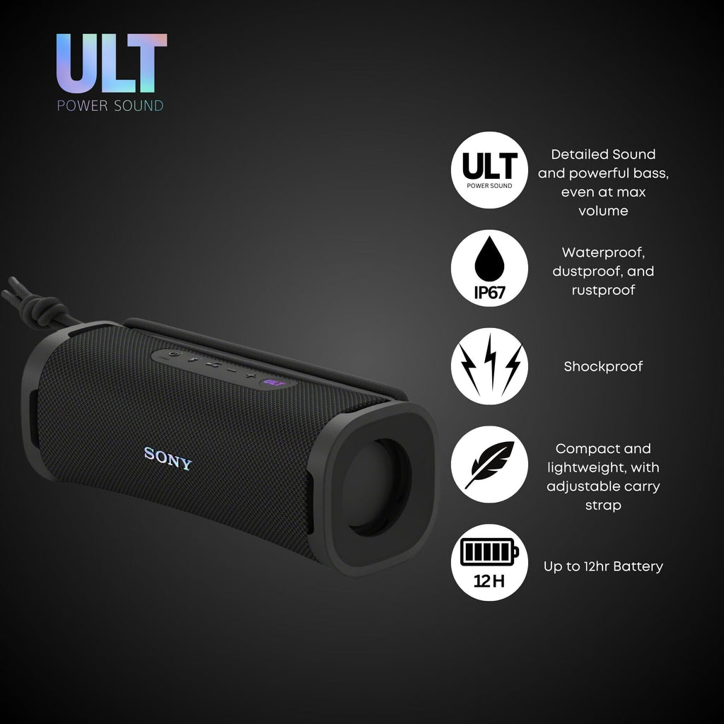 Black 2-Pack Portable Bluetooth Speaker Q920338