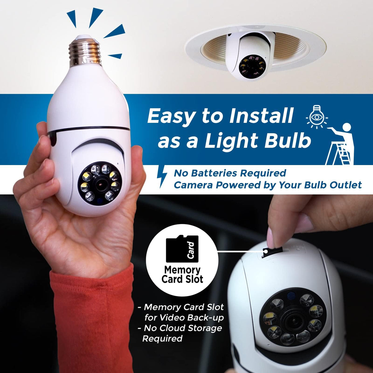 1080P HD WiFi Security Camera with Night Vision K34500