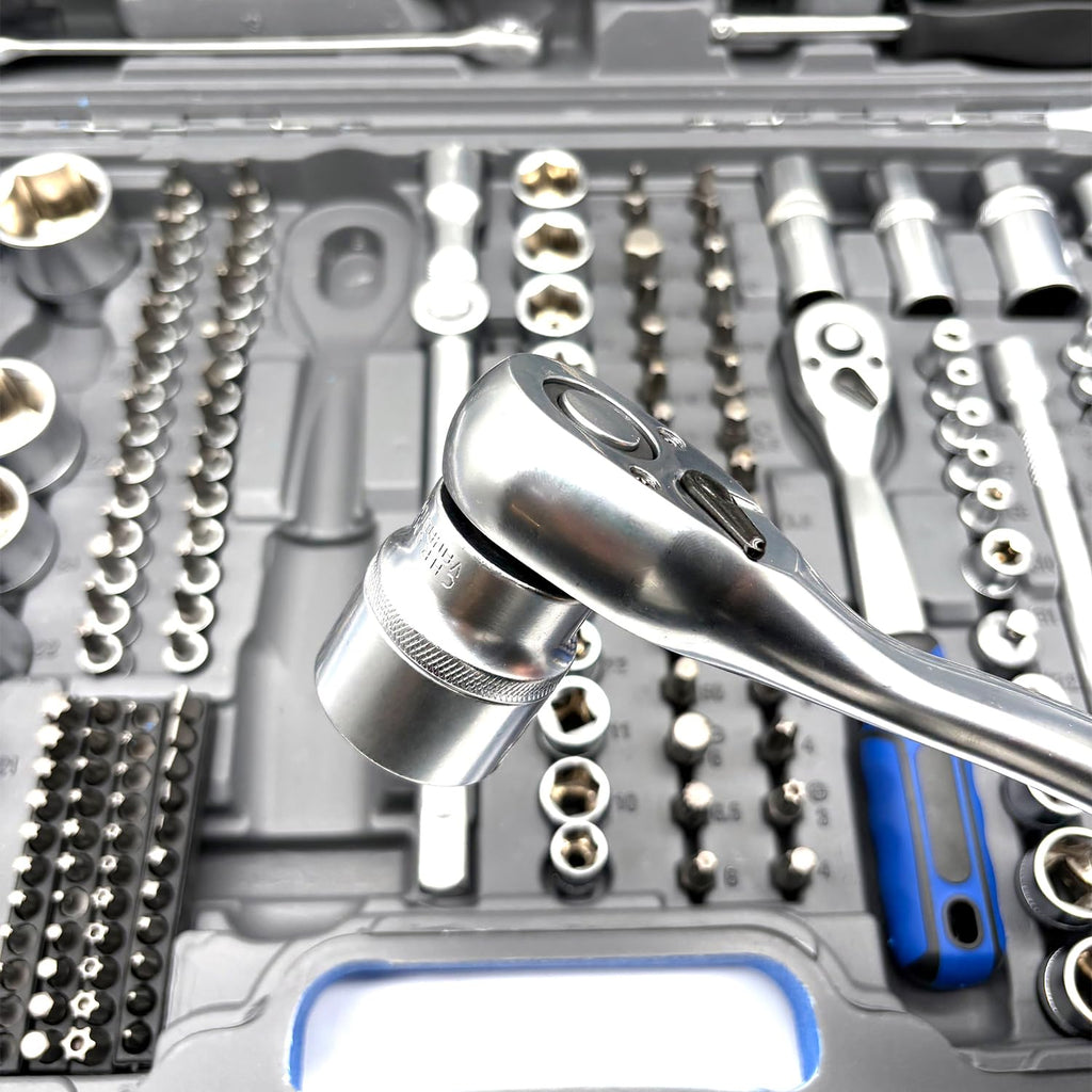 216 Pc Ratchet Socket Wrench Set O929