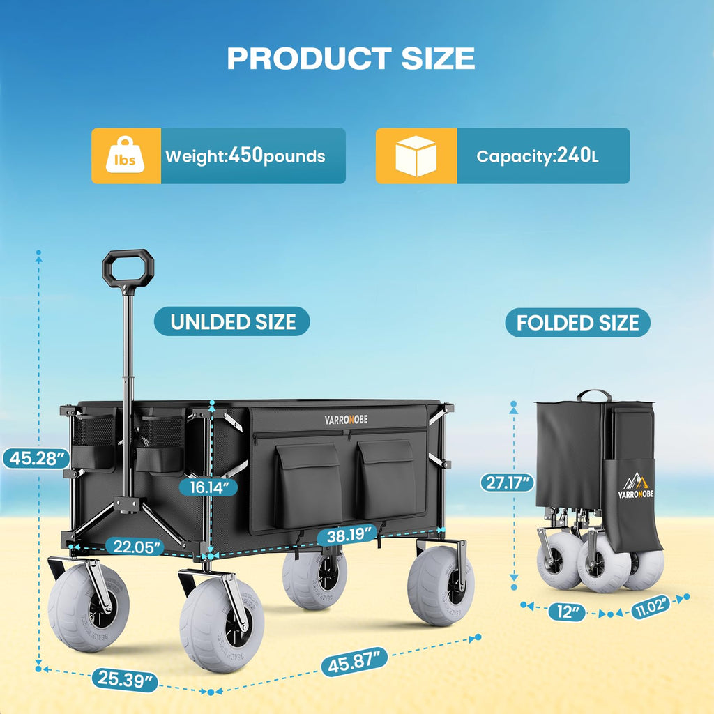240L Beach Wagon with Balloon Wheels Z10243