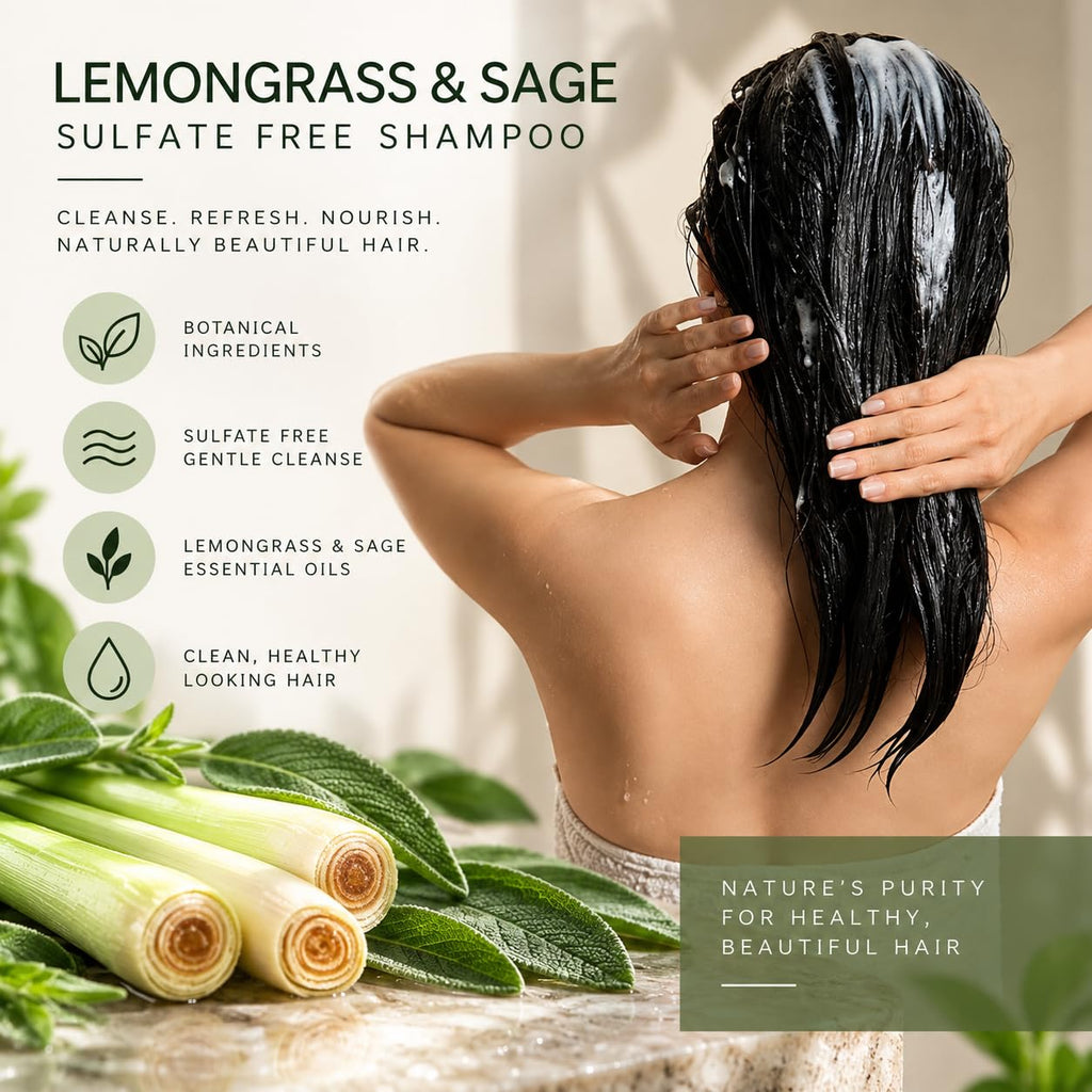 Sulfate-Free Shampoo & Conditioner Set 8 oz N161