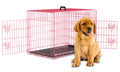 36" Metal Wire Folding Dog Crate with Divider Panel Y60528