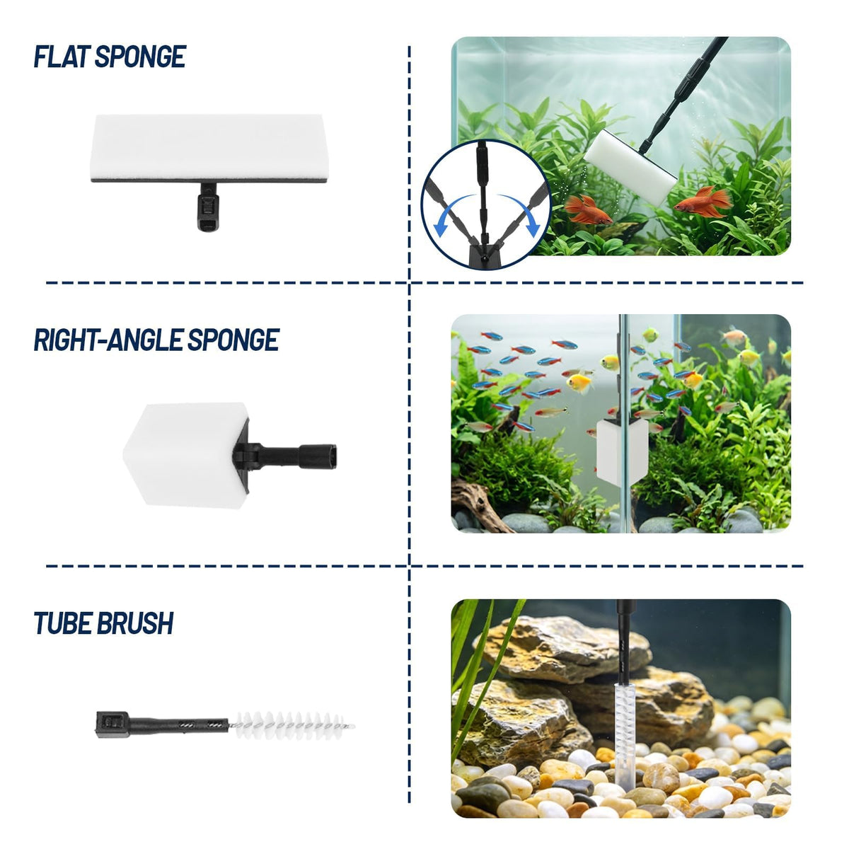 6 in 1 Aquarium Clean Tools X294