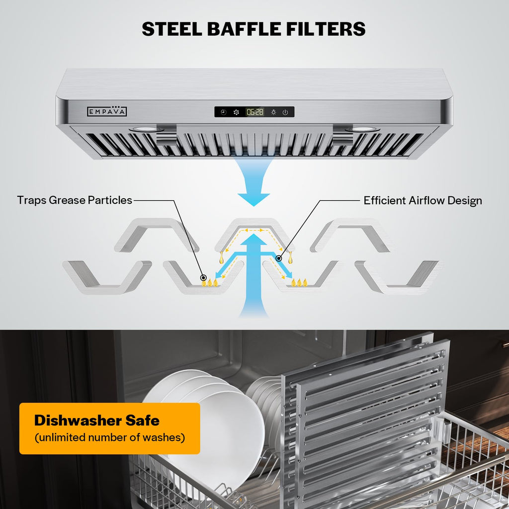 Under Cabinet Range Vent Hood 30 Inch T489