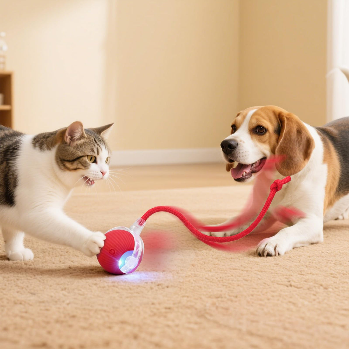 Automatic Rolling Electronic Cat Dog Toy U460