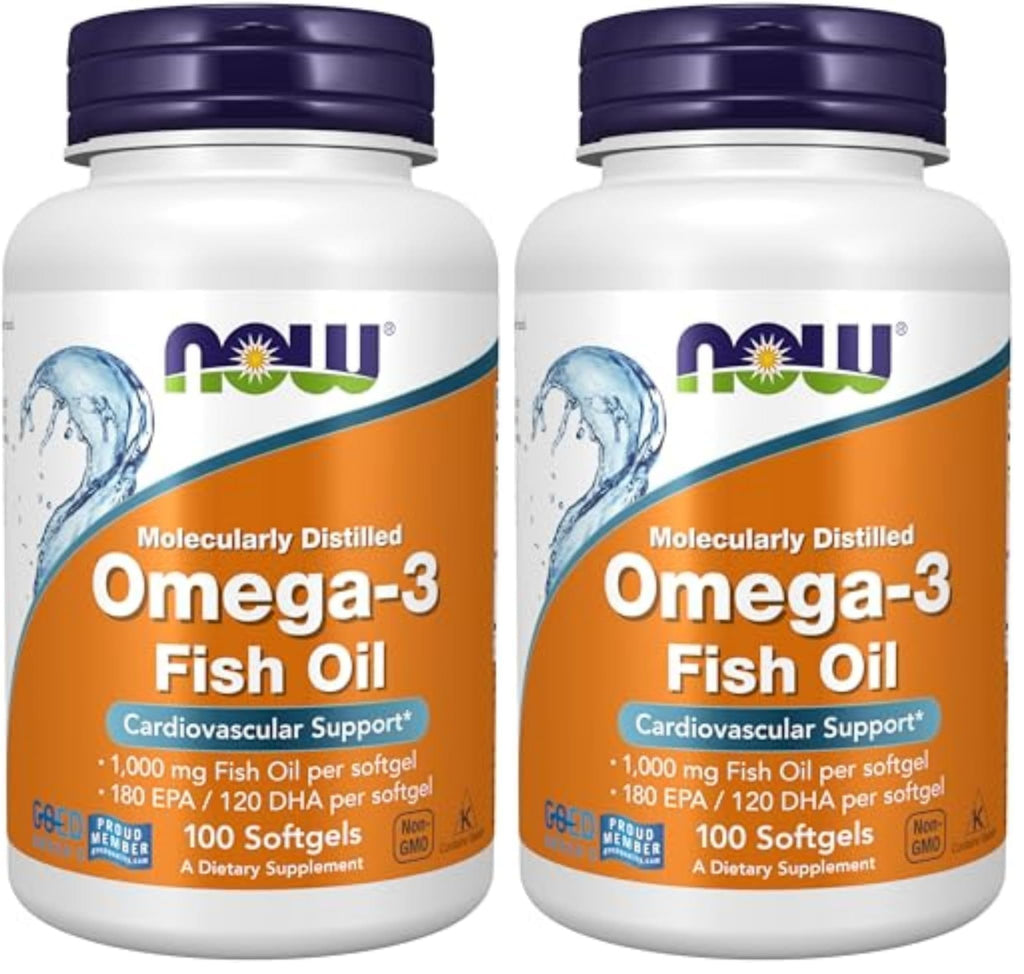 Omega-3 180 EPA / 120 DHA 100 Softgels Pack of 2 L185984