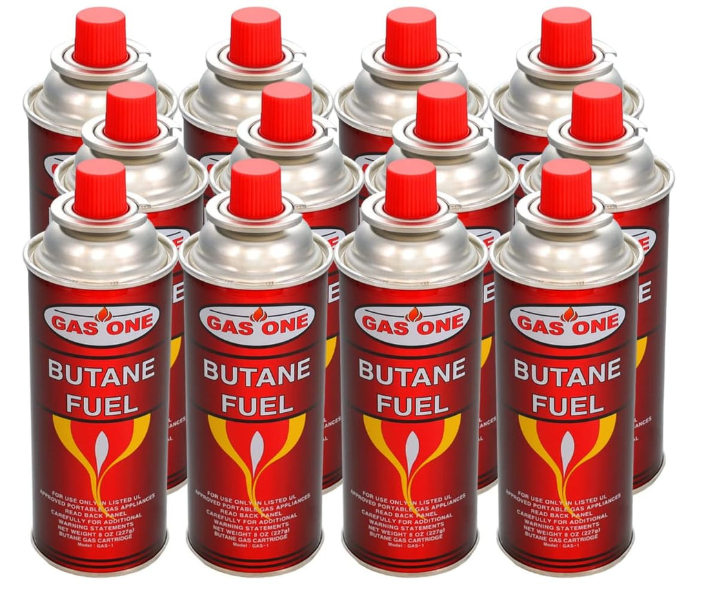Butane Fuel Canisters 12 Count W303