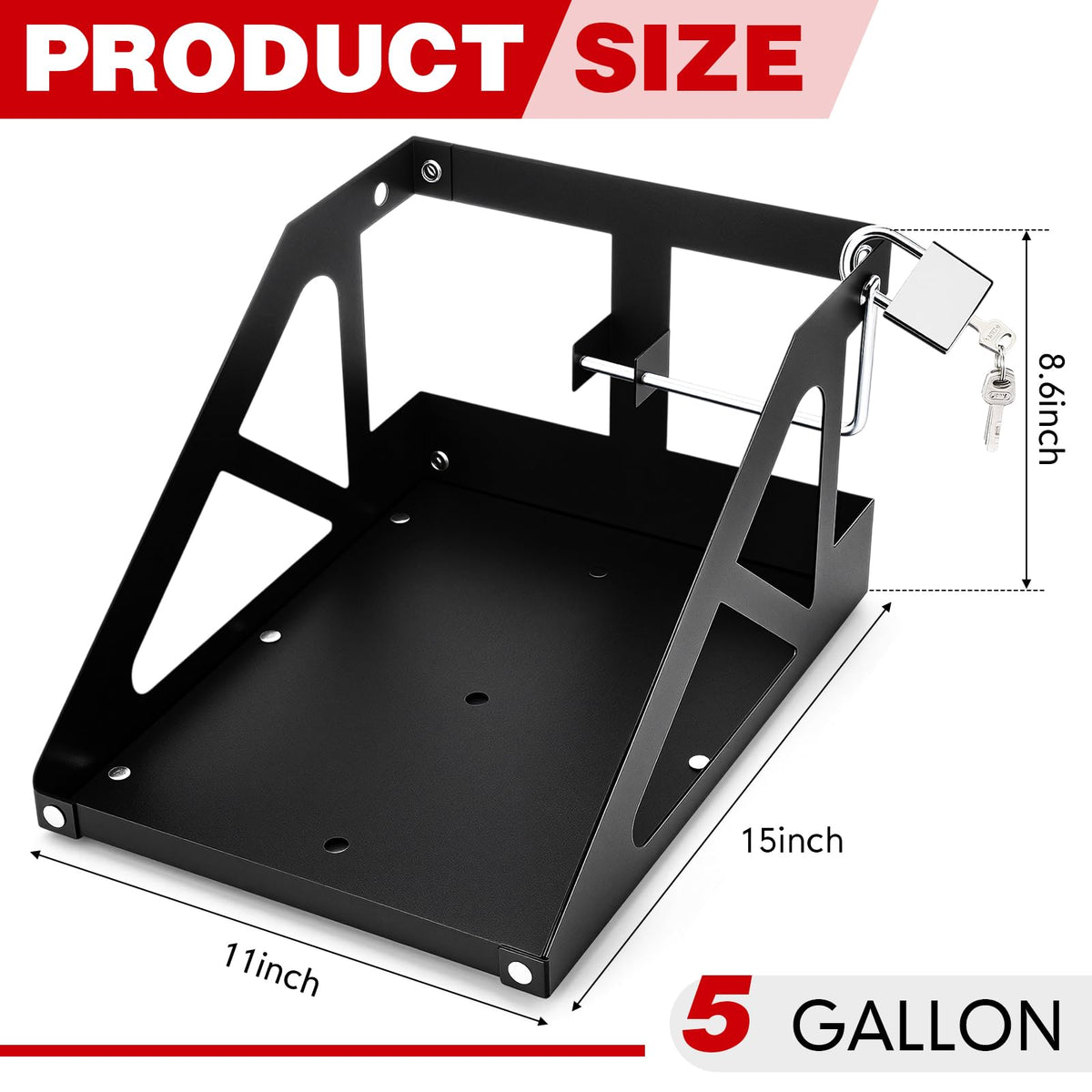 5 Gallon Gas Can Holder N21519
