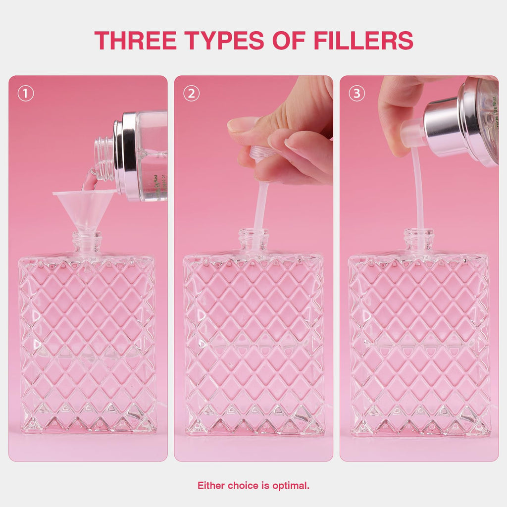 50ml Glass Perfume Bottles Empty Refillable N95174