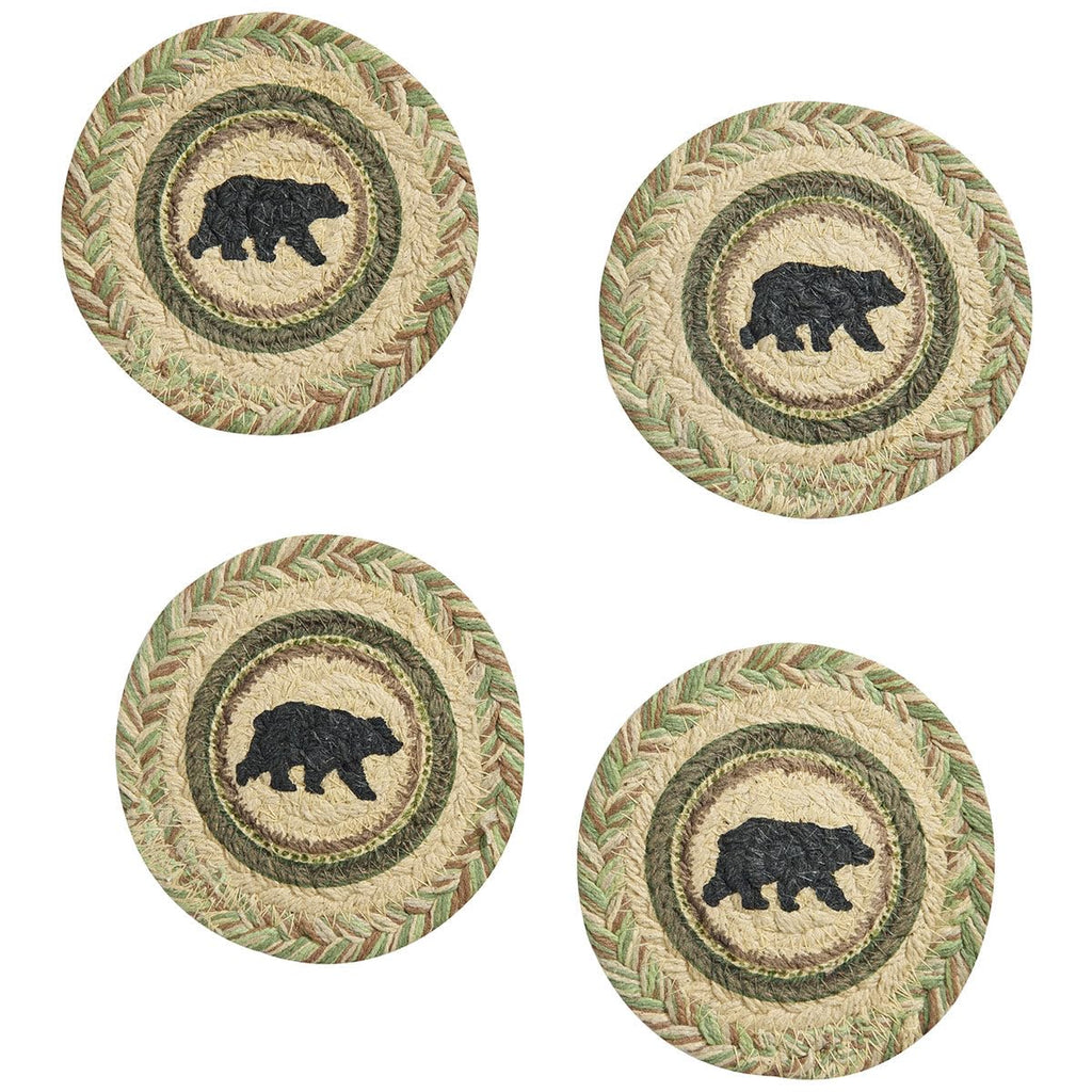 Black Bear Coaster Set P672410