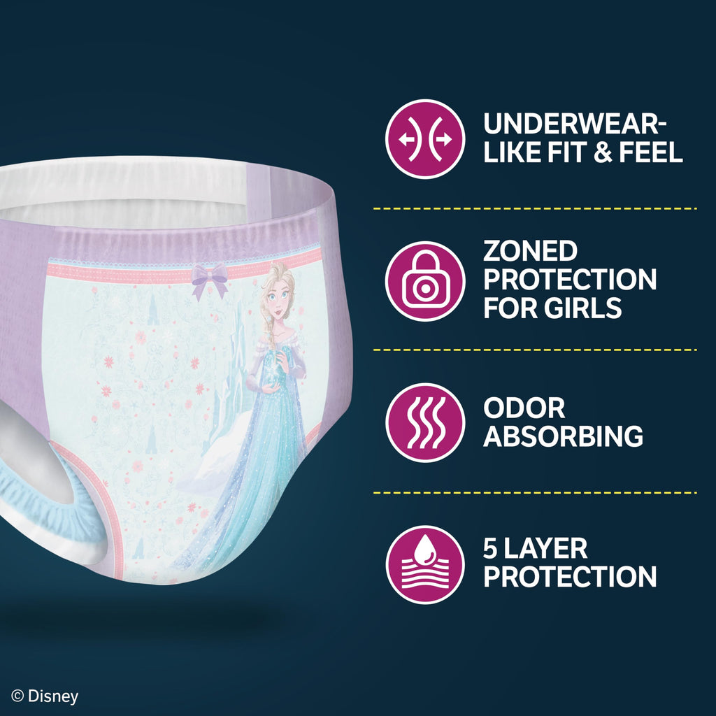 Girls Nighttime Underwear Size S/M 99 Ct F988653