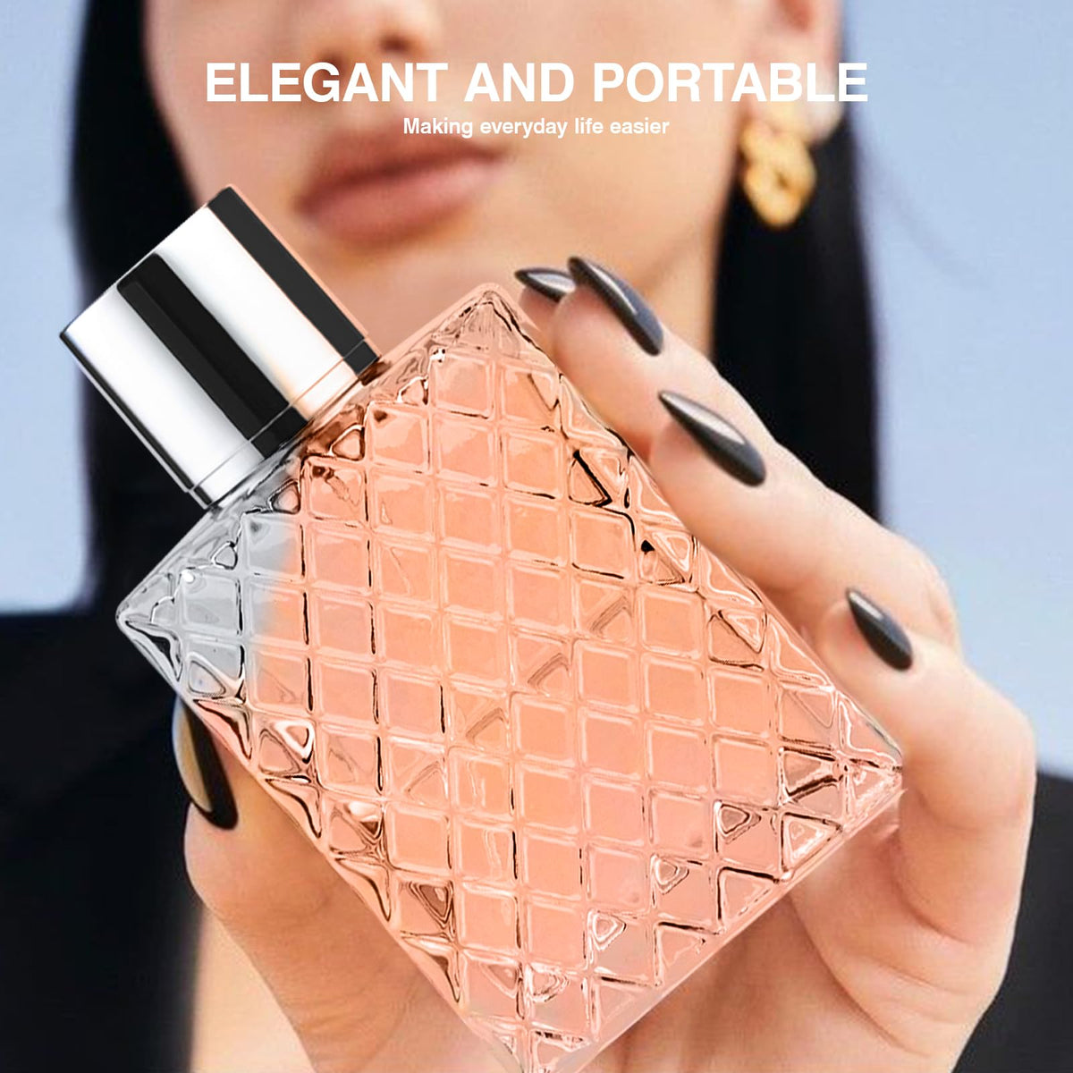 50ml Glass Perfume Bottles Empty Refillable N95174