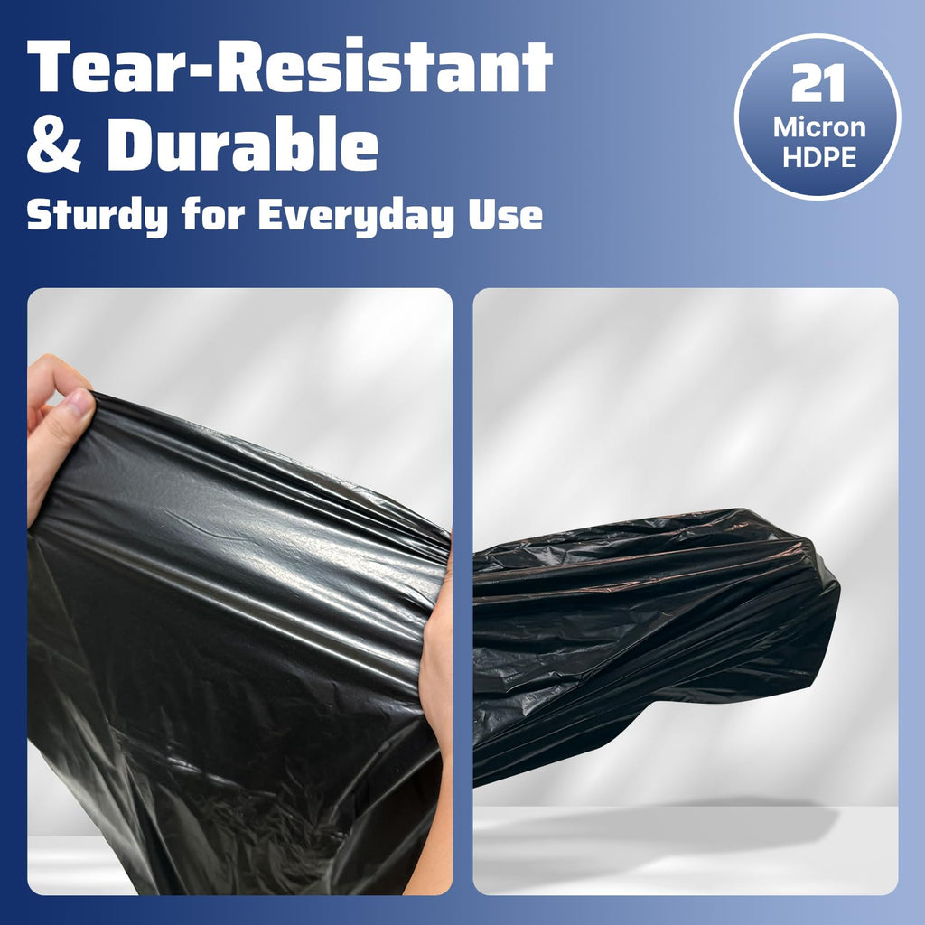 40-45 Gallon 100 Count 21 Micron HDPE Trash Bags L29865